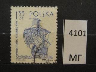 Фото марки Польша 1964г