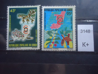 Фото марки Франц. Конго 1980г **