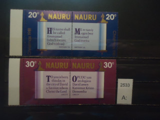 Фото марки Науру 1980г серия **