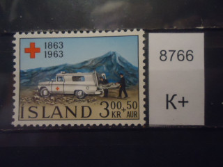 Фото марки Исландия 1963г **