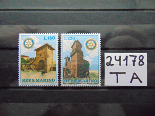 Фото марки Сан Марино серия 1970г **