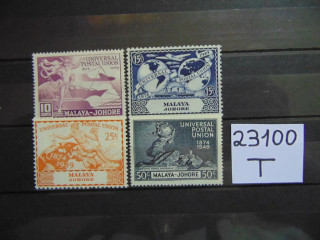 Фото марки Британская Малайя серия 1949г **