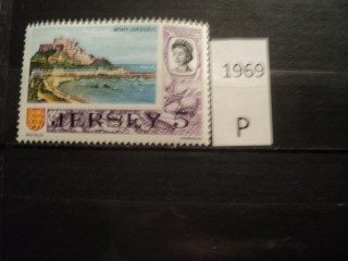 Фото марки Брит. Джерсей 1969г **