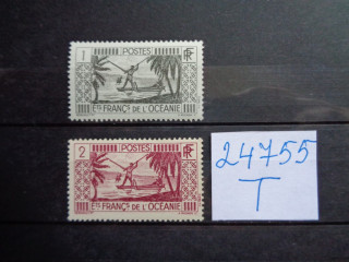 Фото марки Французская Океания 1939г **