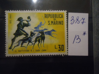 Фото марки Сан Марино 1961г **