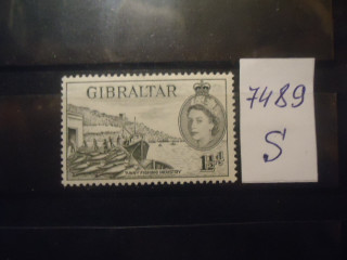 Фото марки Брит. Гибралтар 1953г *