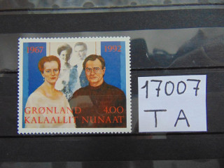 Фото марки Гренландия марка 1992г **