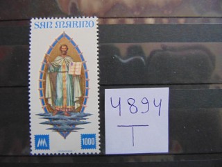 Фото марки Сан Марино марка 1977г **