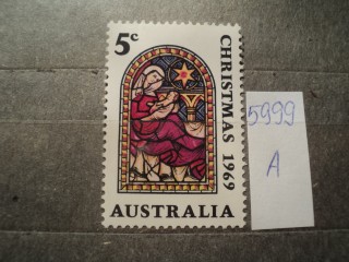 Фото марки Австралия 1969г *