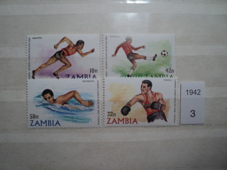 Фото марки Замбия 1980г **