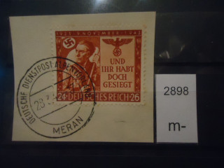 Фото марки Германия Рейх Первый день гашения 1943г
