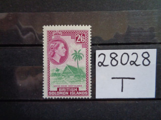 Фото марки Британские Соломоновы Острова 1963г **