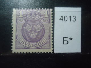 Фото марки Швеция 1911г *