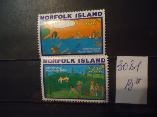 Фото марки Норфолк остров серия 1985г **