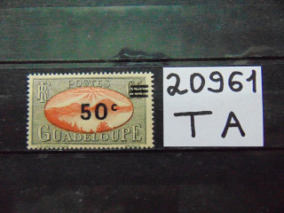 Фото марки Французская Гваделупа 1943г **