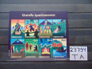 Фото марки Форерские Острова серия 2009г **