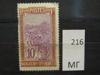 Фото марки Мадагаскар 1908г