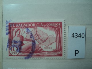 Фото марки Сальвадор 1955г