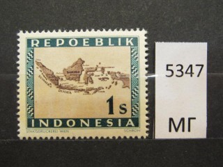 Фото марки Индонезия 1947г *