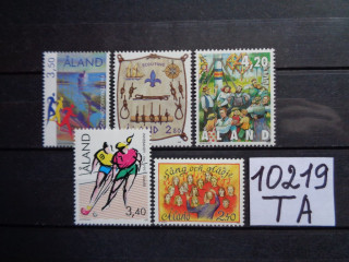 Фото марки Аландские Острова подборка одиночных марок 1996-99 **