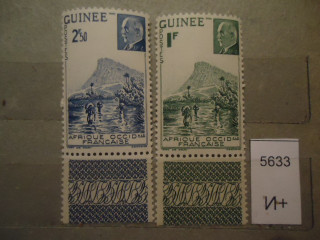 Фото марки Франц. Гвинея 1941г серия **