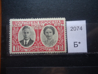 Фото марки Брит. Южная Родезия 1947г *