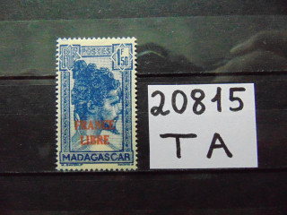 Фото марки Французский Мадагаскар 1943г **