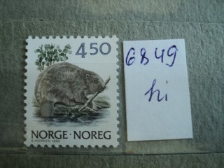 Фото марки Норвегия 1991г *