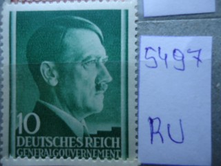 Фото марки Германская оккупация Польши 1941г **
