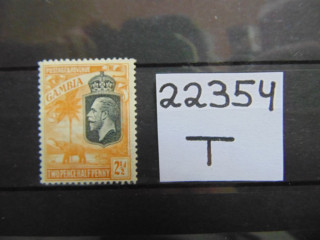 Фото марки Британская Гамбия 1922г *