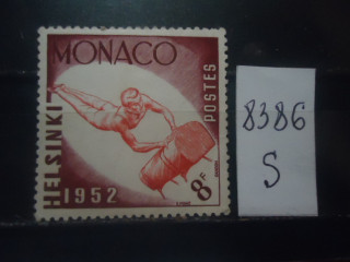 Фото марки Монако 1952г **