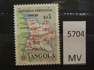 Фото марки Португальская Ангола 1951г *