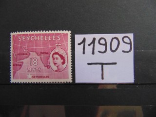 Фото марки Британские Сейшелы 1954г **