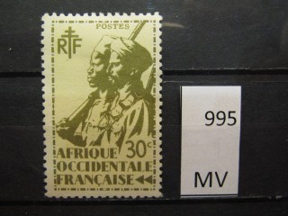 Фото марки Франц. Западная Африка 1945г *