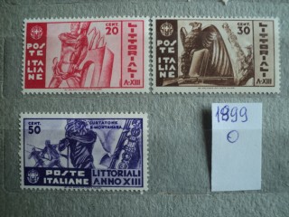 Фото марки Италия серия 1935г *