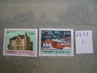 Фото марки Норвегия 1989г **