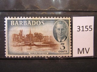 Фото марки Барбадос 1950г *