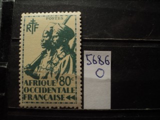 Фото марки Франц. Западная Африка 1945г *