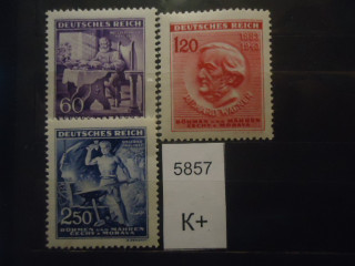 Фото марки Германская оккупация Чехословакии 1943г **