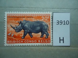 Фото марки Бельгийское Конго 1959г **