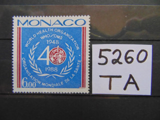 Фото марки Монако марка 1988г **