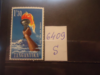 Фото марки Танганьика 1961г *