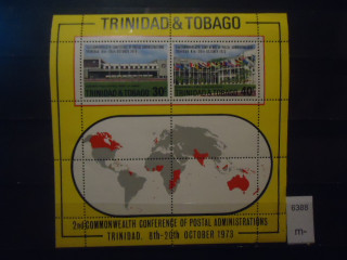 Фото марки Тринидад и Тобаго малый лист **