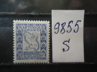 Фото марки Франц. Мартиника 1947г *