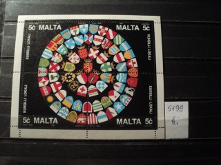 Фото марки Мальта блок 1993г *