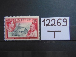 Фото марки Британские Питкерн острова 1940г **