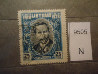 Фото марки Литва 1928г