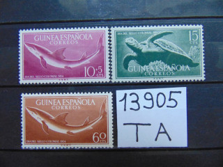 Фото марки Испанская Гвинея 1954г **
