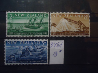 Фото марки Новая Зеландия серия 1959г **