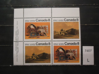 Фото марки Канада 1972г (2 сцепки) **